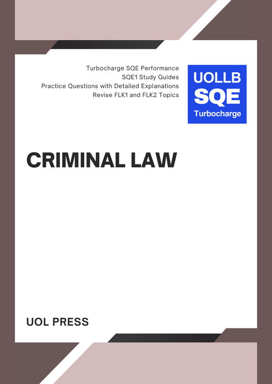 SQE Criminal Law