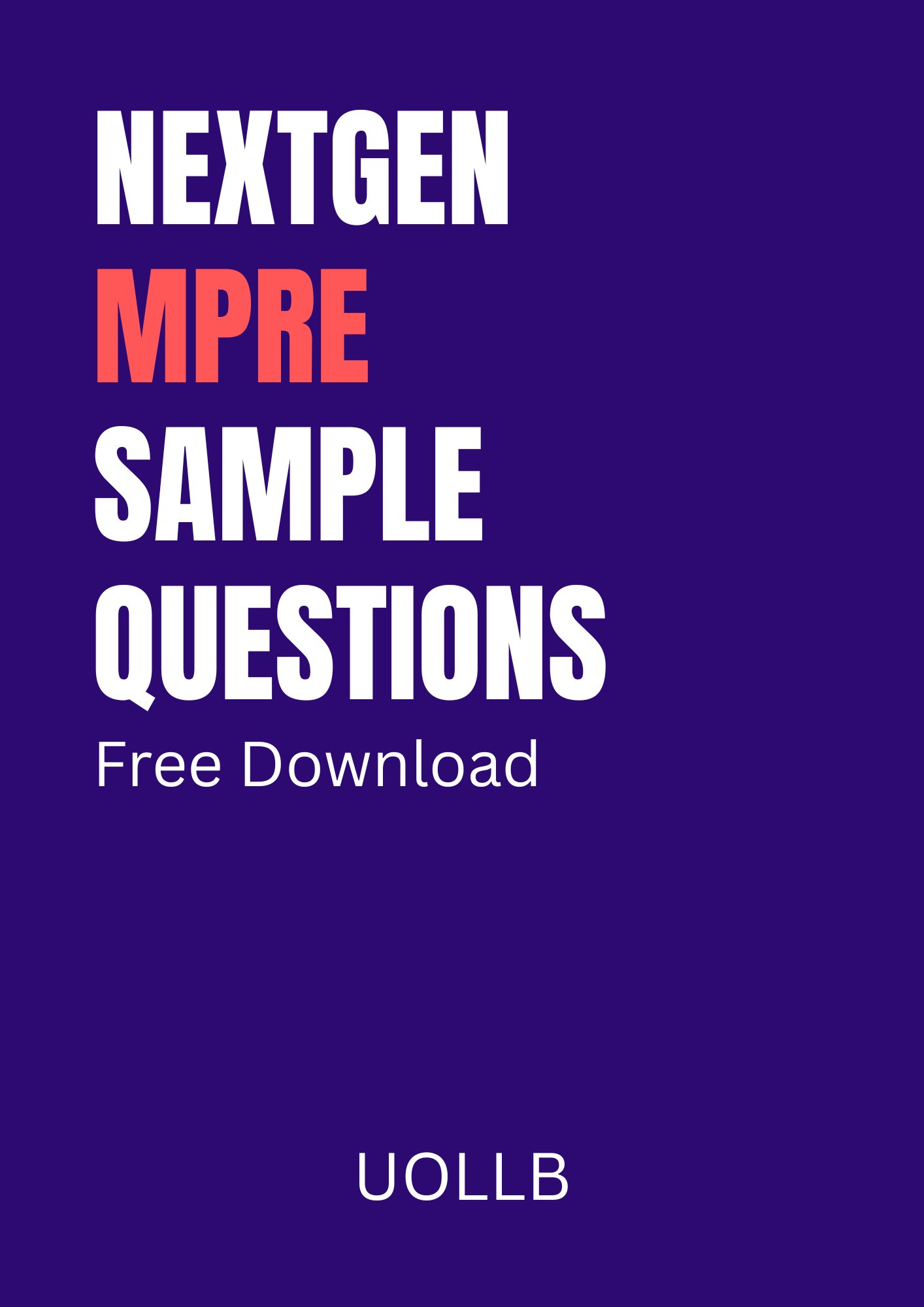 MPRE Sample Questions