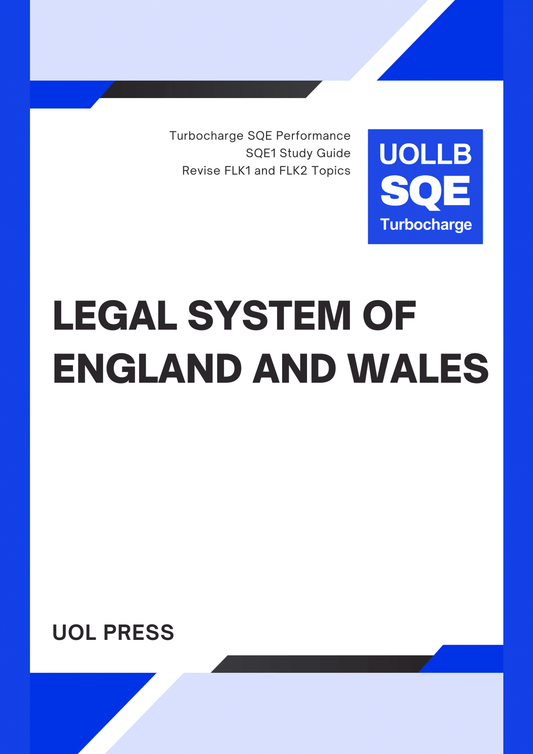 SQE Legal System of England and Wales